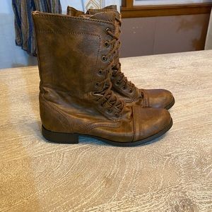 Brown Combat Boots